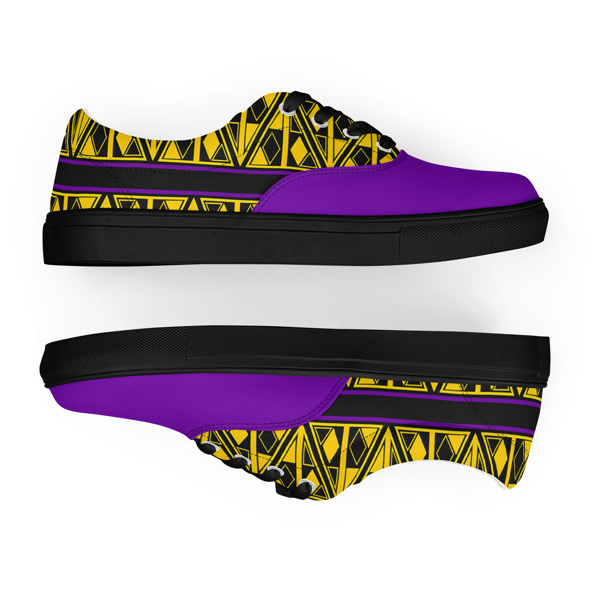 Royalty Diamond Canvas Shoes